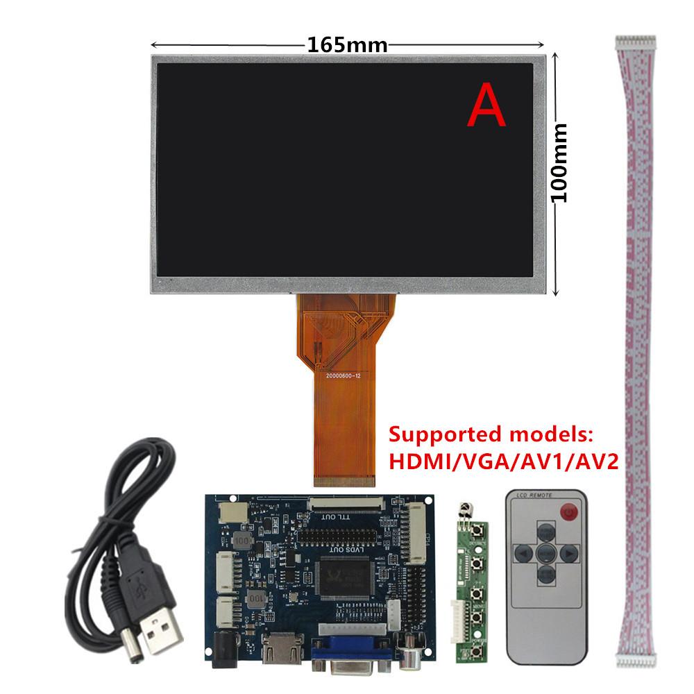 7-дюймовый ЖК-монитор AT070TN94 800*480 плата управления драйвером HDMI универсальный дисплейный модуль совместимый с Raspberry Pi, Banana Pi, Orange Pi, ноутбуком