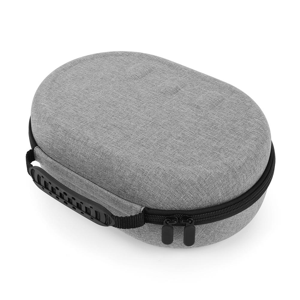 Жесткий чехол для переноски с крышкой для линз Водонепроницаемая дорожная сумка для хранения дома Сетчатый карман для VR-гарнитуры Meta Quest 3, игрового контроллера