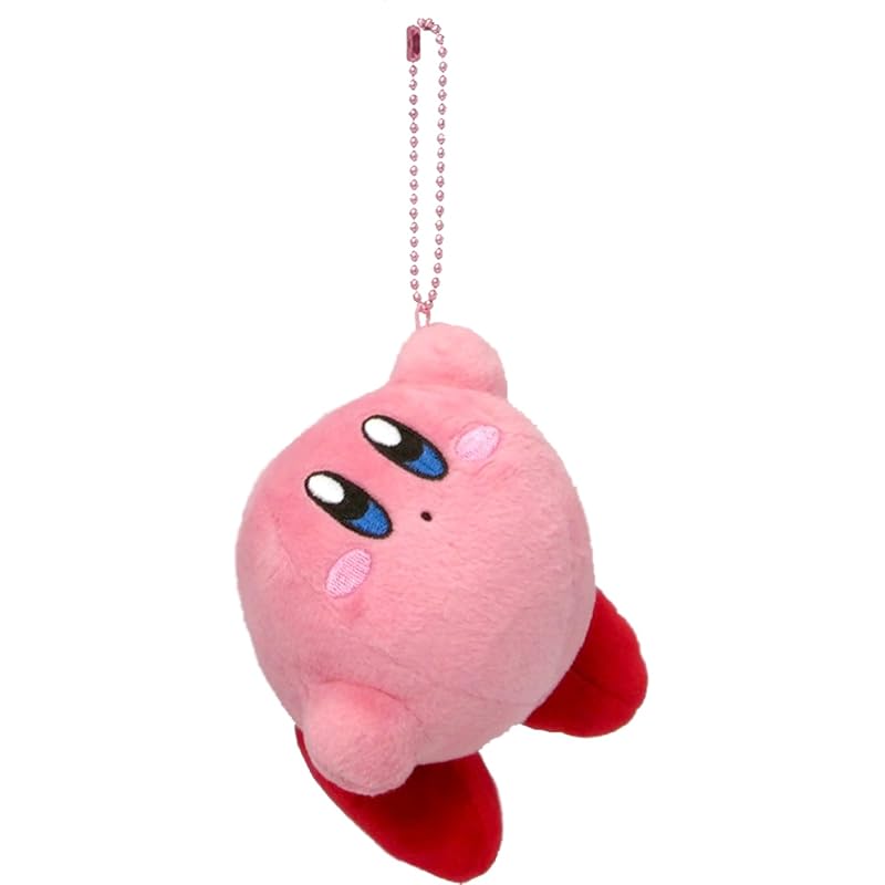 Sanei Boeki Kirby ВСЯ ЗВЕЗДНАЯ КОЛЛЕКЦИЯ Подвесной (Талисман) Ш10×Г10×В7.5см Плюшевая игрушка-маскот KPM03