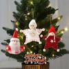 New Year 2026 Christmas Tree Ornament Xmas Doll Santa Claus Hanging Pendant Festival Gifts for Favor Christmas Home Decoration