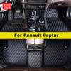 DOODRYER Custom Car Floor Mats For Renault Captur Auto Carpets Foot Coche Accessorie