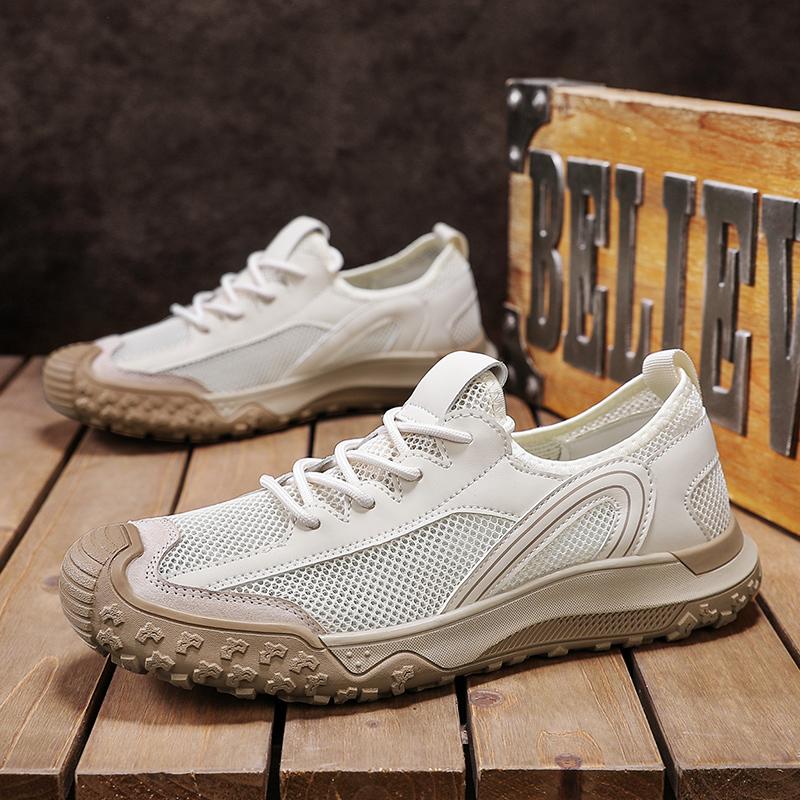 Mesh Men Casual Shoes Summer Outdoor Sneakers Men Trainers Non-slip Climbing Hiking Shoes Breathable Men's Treking Shoe