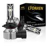 LTONXEN HB4 LED Genuine Replacement 9006 HB4 LED 6000K Super New Vehicle Inspection Pack of 2 Headlights, Bulbs, White, Bright, Compliant, DC9-18V,