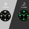 Round Luminous Wall Clock Silent Digital Clock Light Glow In The Dark Quartz Wall Clock  Home
