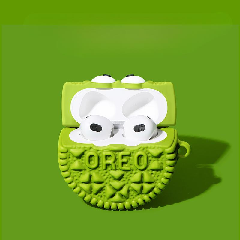 3D Snacks печенье силиконовый чехол для Apple Airpods Pro 2 поколения чехол для AirPods4 3 2024 милый защитный для Airpods 1 2
