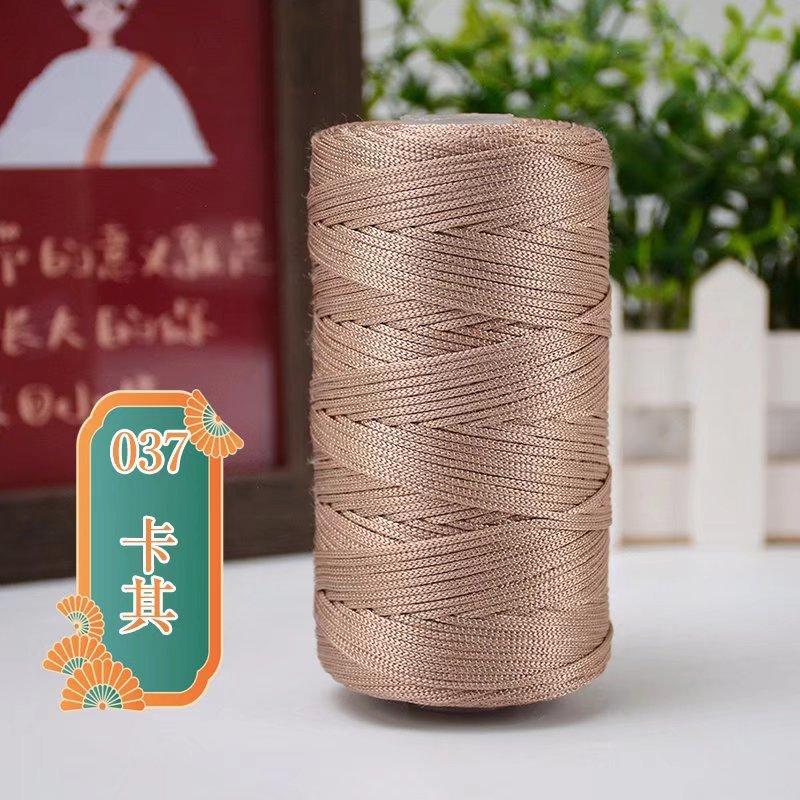 Mercerized Ice Hemp Thread 100G Shaft Medium And Thin Hollow Thread Sun Hat Shoes Crochet Hand-Woven Thread Full Free Shipping
