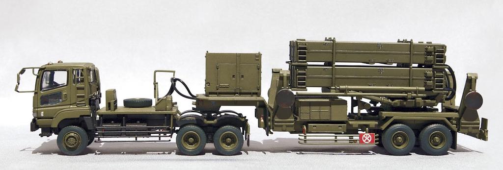 Aoshima Bunka Kyozaisha Military Model Series Air Force Patriot PAC3 Launcher Plastic Model 1/72 No.8 Self-Defense