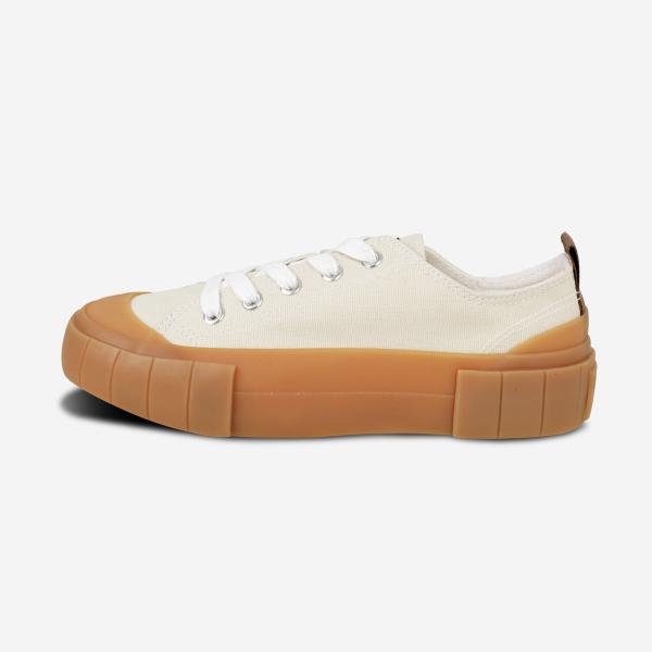 Бежевые кроссовки Box & Cox B&C на резиновой подошве