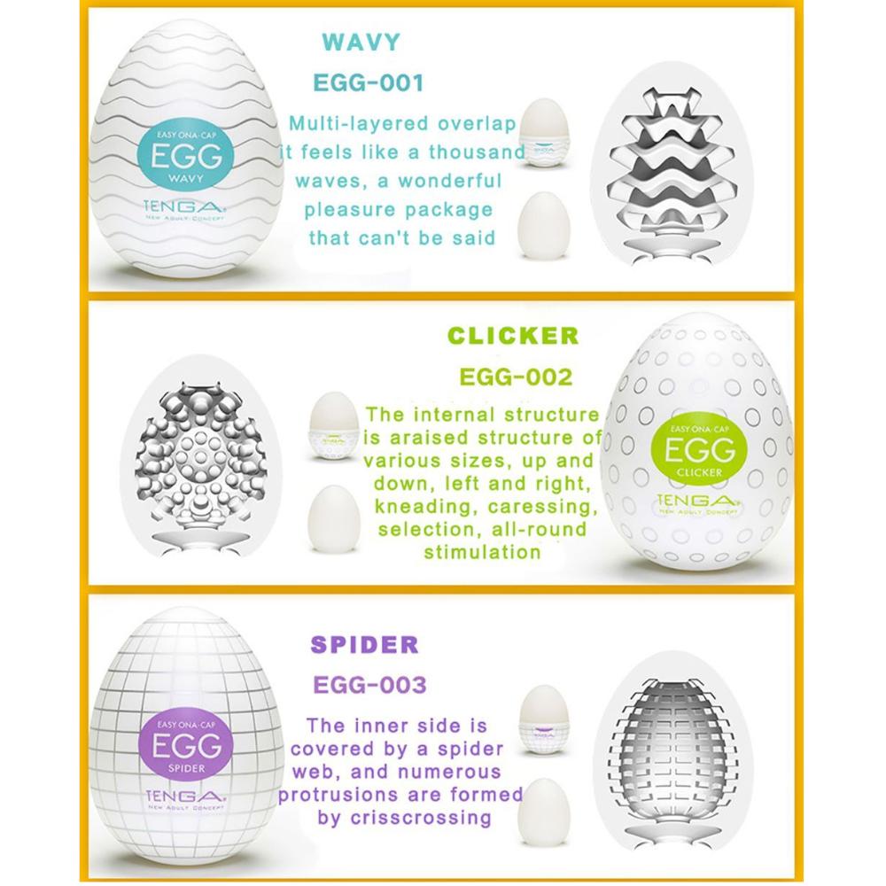 Мужской мастурбатор Яйцо Мастурбаторы