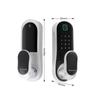 Умный дверной замок, ручка замка для входной двери без ключа с 2 картами и 2 ключами, приложение для биометрического дверного замка