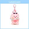 Swimming Chick Circle Plush Toy Cartoon Animal Doll Keychain Pendant Backpack