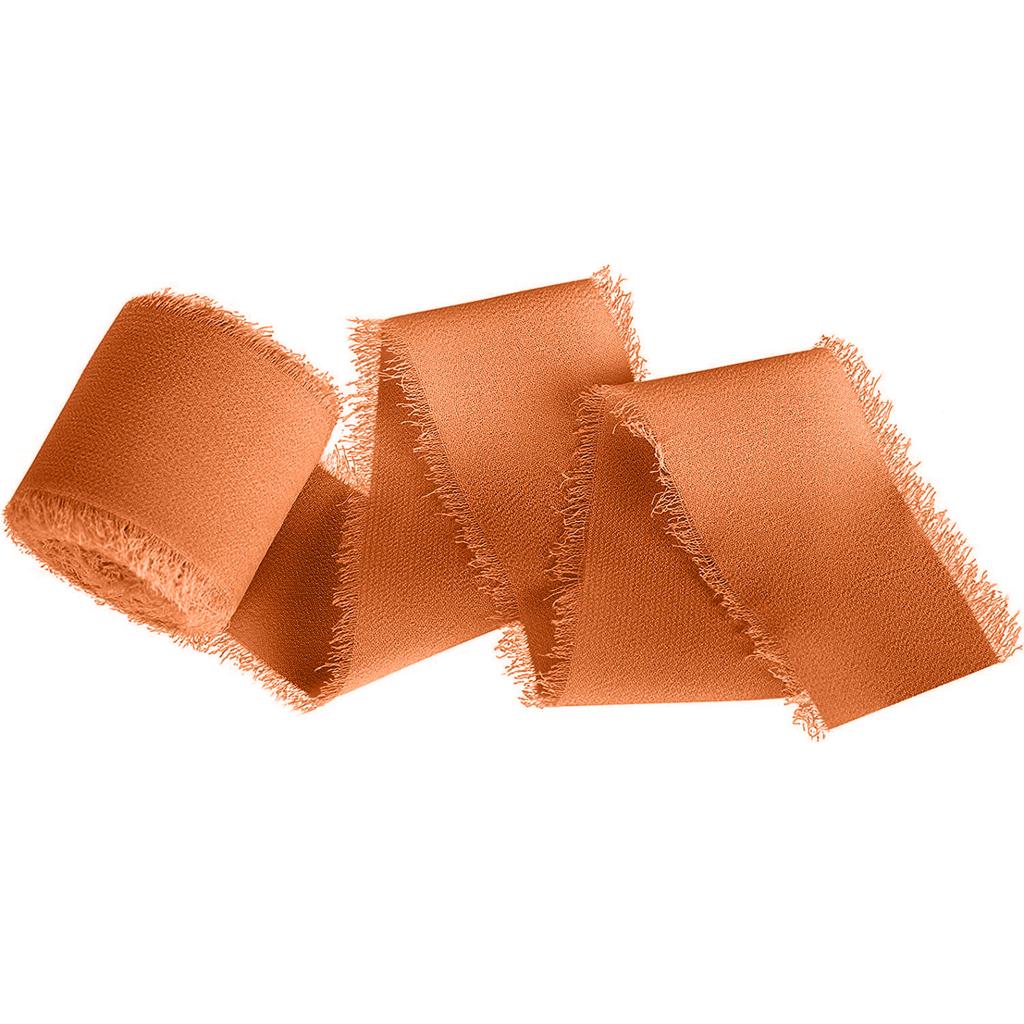 Шифоновая шелковая лента 1,57 дюйма x 5,46 ярда для подарочной упаковки, декора, свадебных букетов, детского праздника, свадебных приглашений, изготовления бантов