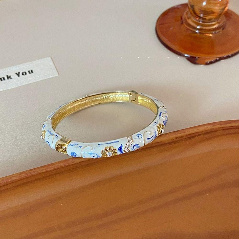 Традиционный ажурный браслет с цветком, китайский женский браслет на руку, ювелирные изделия, подарки