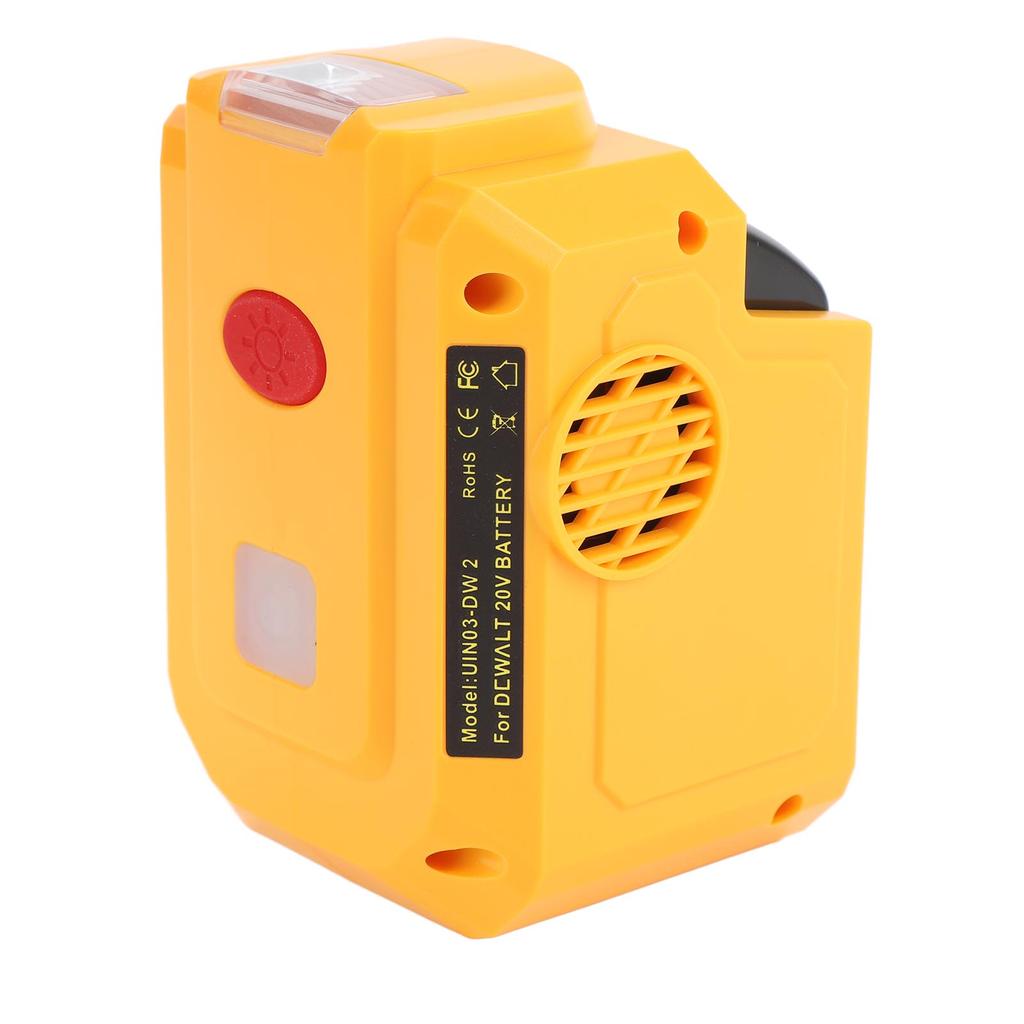 Портативный инвертор 200 Вт Инвертор для аккумулятора 18 В со светодиодной лампой 200 лм для DCB206 205 DCB204