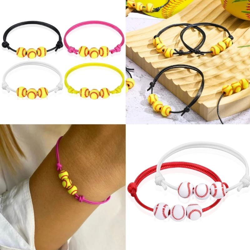Colorful Stretchy Beaded Bracelets Soft Clay Hand Rope Chain Bangle for Active Lifestyles and Trendy Accessories