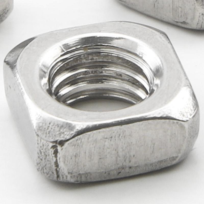 Гайка квадратная из нержавеющей стали 201 для винтов M4/M5/M6/M8