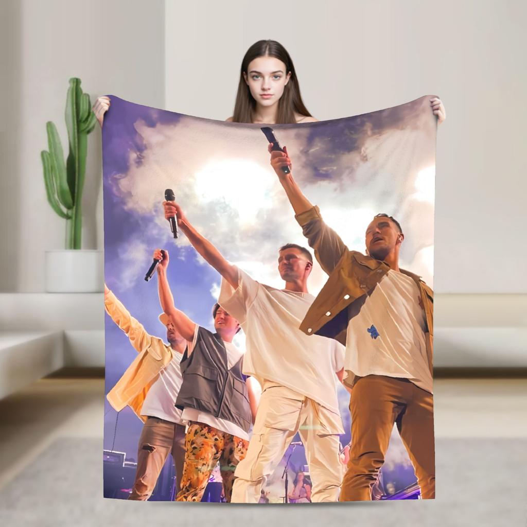 Big Time Rush Band  Flannel Blanket Winter  Super Soft Throw Blanket for Girls Boys Outdoor Funny Bedspread Sofa Bed Cover