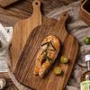 Japanese-style Serving Plate Long-handle Cheese Board Household Solid Wood Cutting Board  Pizza