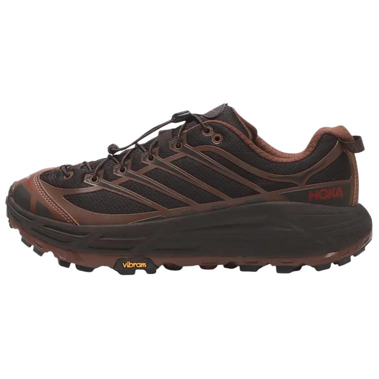 HOKA One One Mafate Three 2 Fashion Versatile Running Shoes Unisex Running Shoes Black Brown 1141572-CTRN