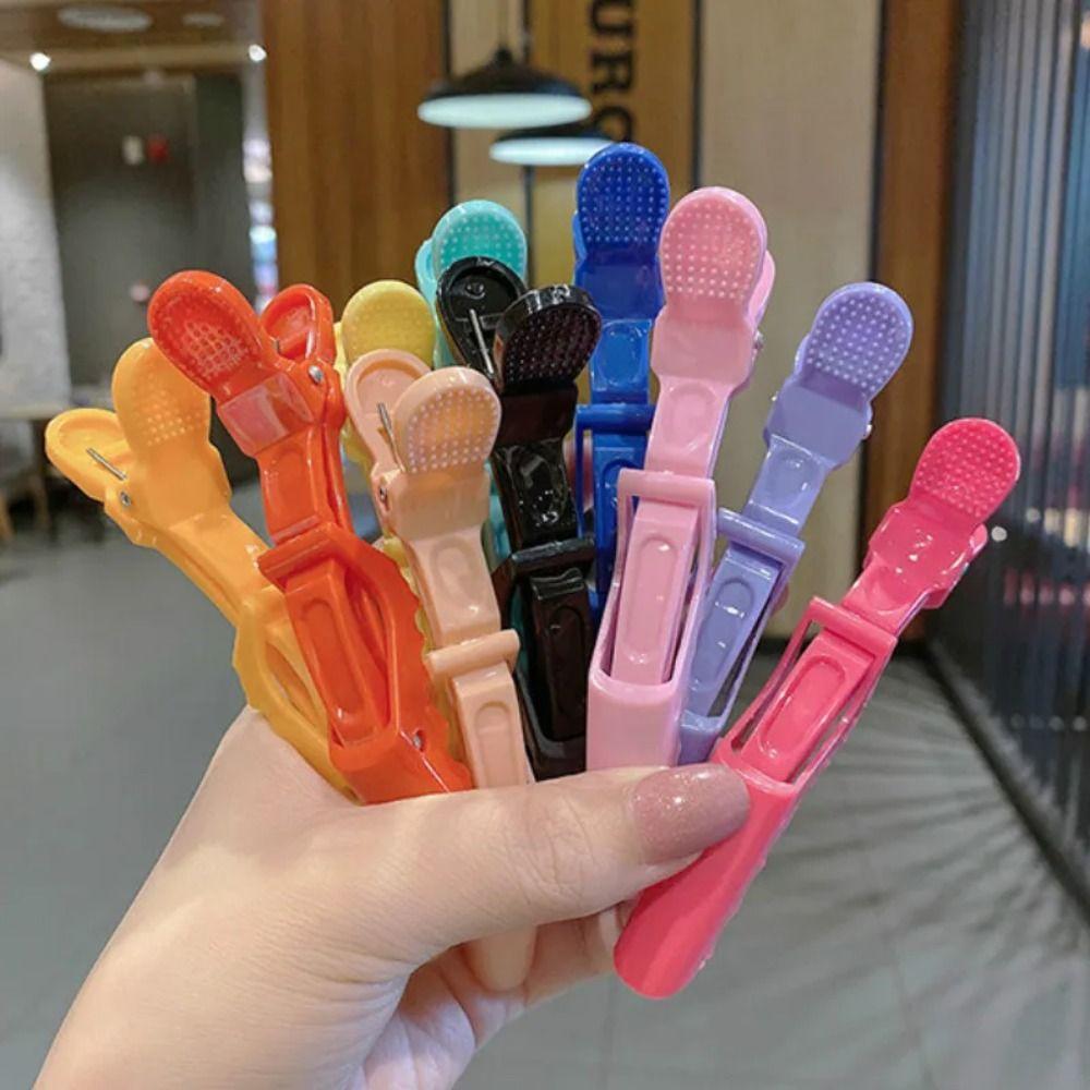 Colorful Crocodile Hairpins Professional Hair Barber Accessories Hairdressing Hair Grip  Men/Women
