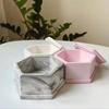 Hexagonal Candle Jar Resin Mold Geometric Storage Box Mold for Epoxy Resin,DIY Jewelry Box,Resin Clay Art,Home Wedding Decor