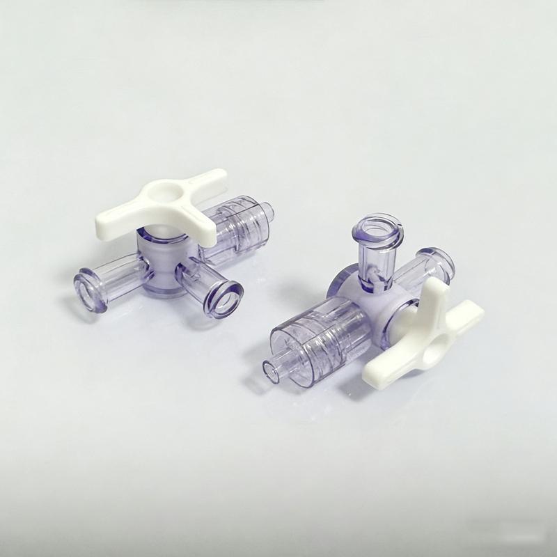 10PCS Plastic Three Way Valve Flow Control Luer Stopcock Valve for Medical Equipment