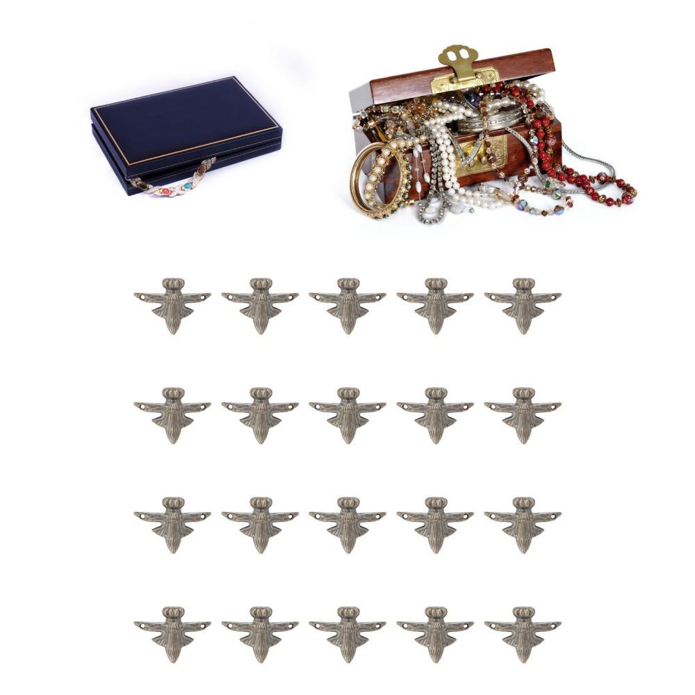 20PCS Zinc Alloy Wood Box Legs Small Size Storage Box Feet Hardware Wood Box Feet Legs Wood Case