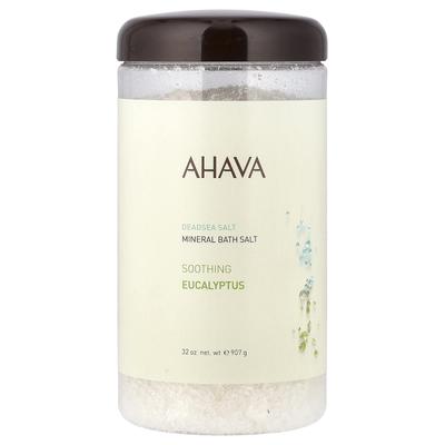AHAVA Северная Америка, Минеральная соль для ванны, Успокаивающий эвкалипт, 32 унции (907 г)