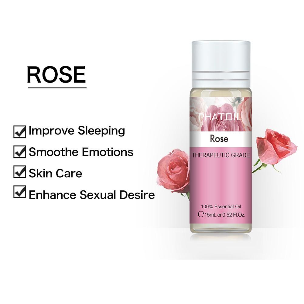Ароматические масла с ароматом розы