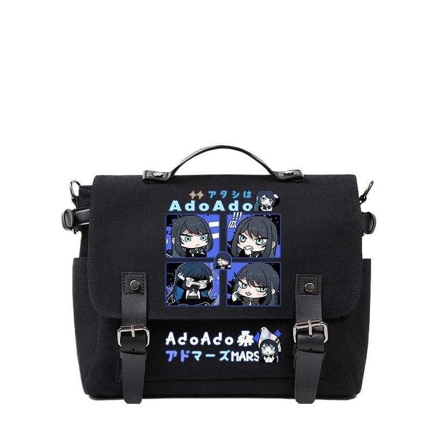 Ado goods singer tote bag kyogen handbag shoulder doujin canvas idol unofficial (30x25x10cm A) toys