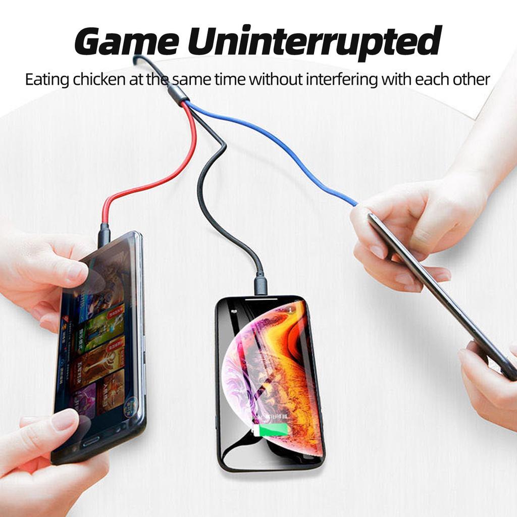 FONKEN Пружинный USB-кабель 3 в 1, кабель типа C 3A, кабель для зарядки Micro USB IOS 2,4A для Huawei Xiaomi Samsung