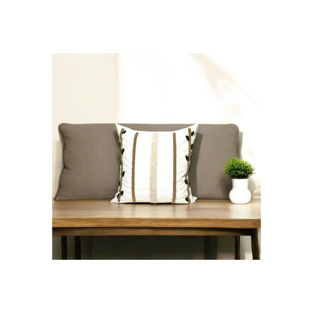 Hd Home Collection Bohemian Design Dal Serie Linen Punch Throw Pillow Cover (pan)