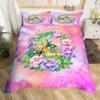 Tie Dye Bedding Set Boho Psychedelic Duvet Cover for Kids Children Teens Adult Hippie Tie Dye Comforter Cover
