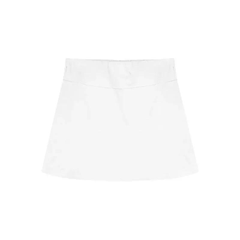 Теннисные юбки, женская облегающая сумка с высокой талией для девочек, короткая юбка на бедрах, летние спортивные брюки-кюлоты, мини-юбка трапециевидной формы с разрезом, юбки Y2K