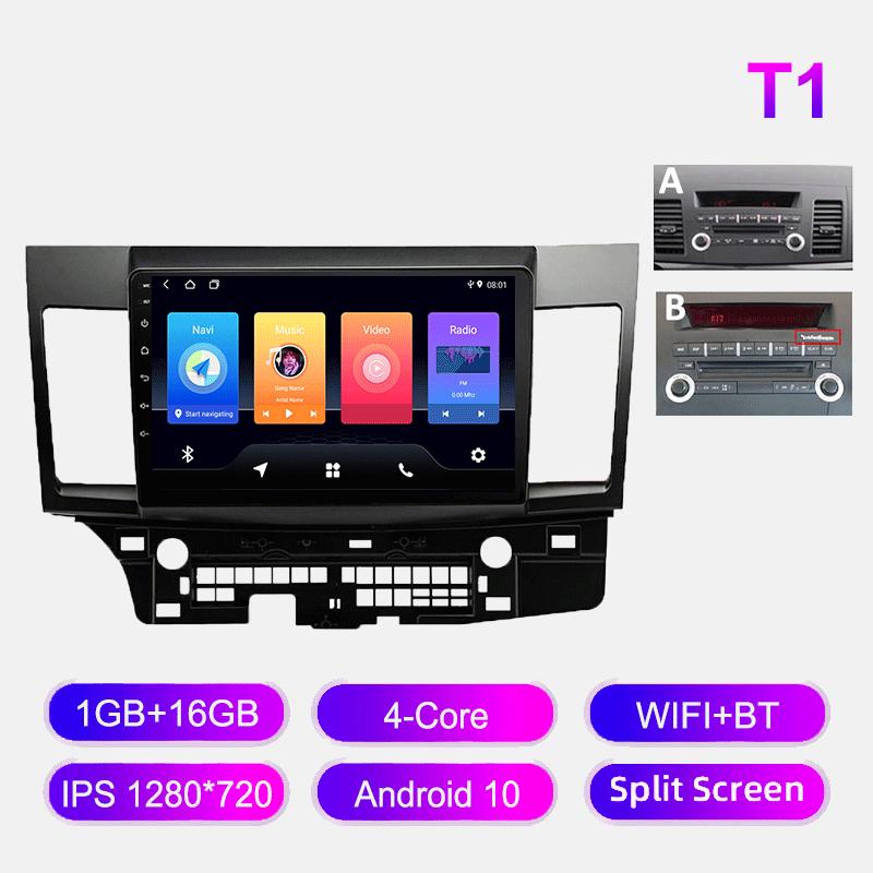 Android Car Radio For Mitsubishi Lancer 2008-2015 Multimedia Player Head Unit Stereo GPS Navigation BT WIFI 1+16GB