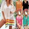 2023 Plus Size Loose Knit Hollow Beach Bikini Cover-Up