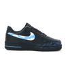 Nike Air Force 1 Weather Forecast Leather Abrasion Resistant Low top Skateboard Shoes Unisex Blue FZ0627-010(Team1037-)