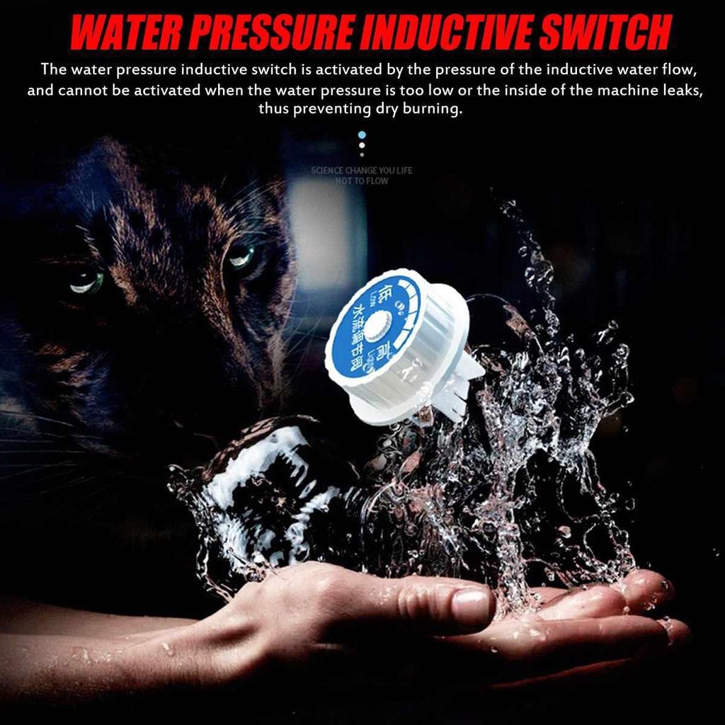 2S Heating Water Heater Shower3500W 220V/110V Bathroom Kitchen Instant Tankless Electric Water Heater Temperature Display