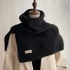 New Warm Scarf In Autumn and Winter, Female Korean Version Neck Protection and Cold Scarf, Decorative Knitted Shawl
