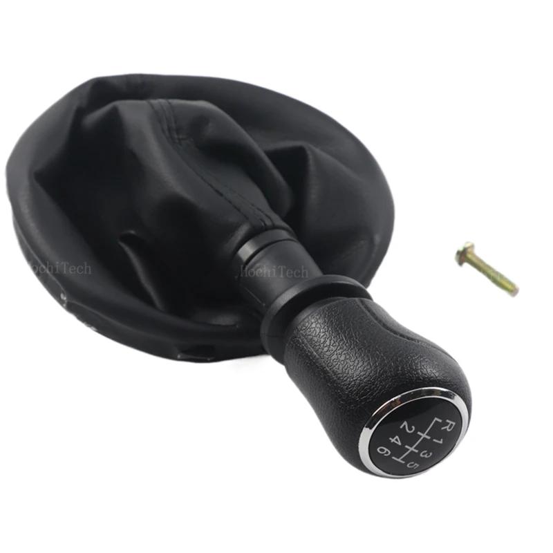 Fit For Volkswagen VW Transporter T5 T5.1 Gp 2003-2011 T6 Car 5 6 Speed Leather Gear Stick Shift Knob