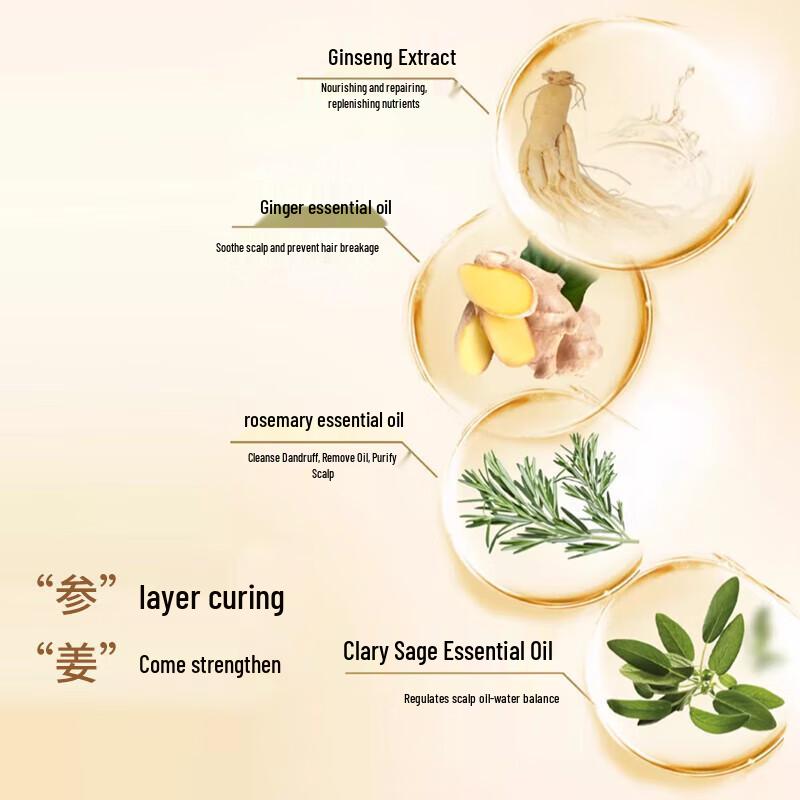 ShuLei Ginseng Ginger Anti-Breakage Shampoo Twin Pack