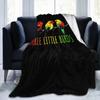 Kawaii Three Little Birds Reggae Blankets Flannel Sofa Throw Blanket Multifunction for Couch Office Throws Bedspread Quilt