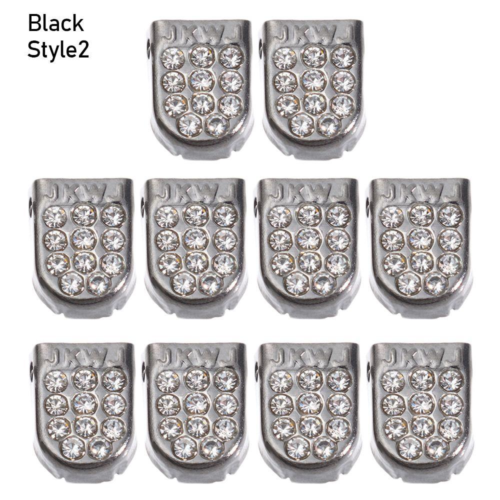 Shoe Decorations Lazy Shoelace Buckle Metal Lace Lock Shoelaces Accessories Shoelaces Tips Head