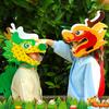 1 Set Handmade Paper Dragon Head Material Kit 2024 Year of The Dragon Spring Festival Dragon Dance Toy Kids DIY Crafts Material Bag Holiday Gift