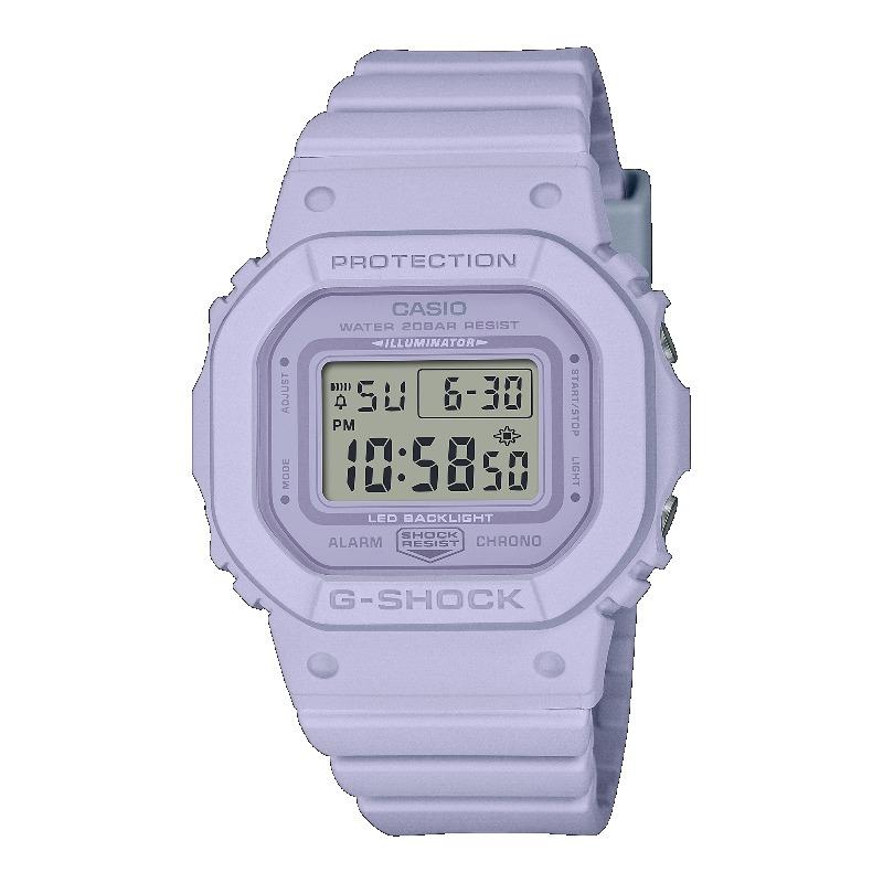 Casio Мужские часы G-SHOCK, кварцевые, с противоударным и водозащитным корпусом 200м, из смолы, с будильником GMD-S5600BA-6