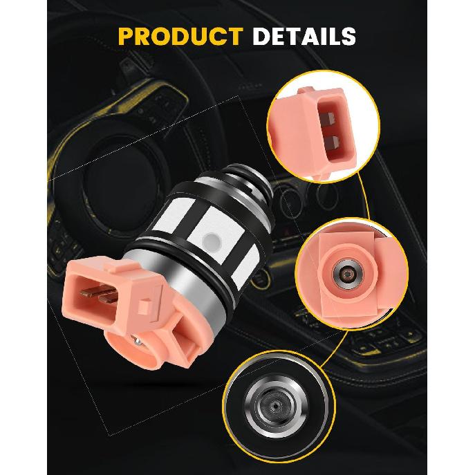 Fuel Injector,OCPTY 1pcs 1 Hole Fuel Injectors Engine Part Fit 1993-1995 Mercury Villager,1995 Nissan Pickup,1990-1995 Nissan Pathfinder,1994 1995
