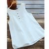 Summer Cotton Linen Tank Tops Women Vintage Tops Basic Casual Tank Tops O-neck Tees Sleeveless Tops For Women