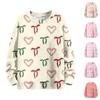 Happy  Sweatshirts For Women Knit Sweater Cute Shirt Fall Crewneck Pullover Tops
