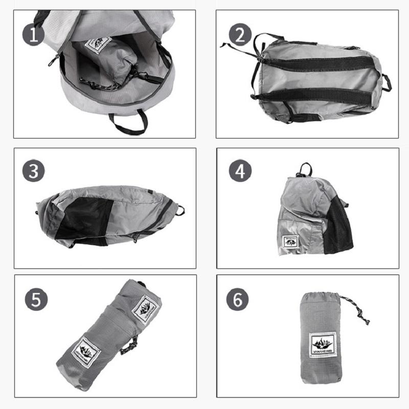 Велосипедная сумка, складной рюкзак для активного отдыха, большая вместимость, легкий спортивный дорожный рюкзак