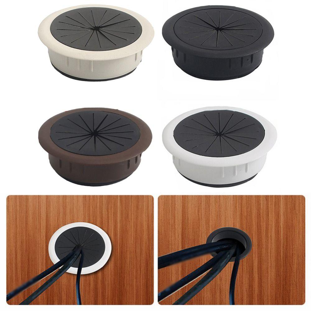 Round Wire Hole Covers Grommet Dustproof Line Storage Holder Cable Hole Cover  Office